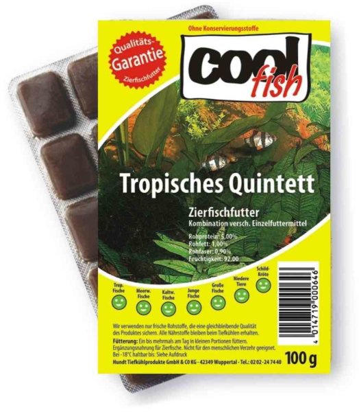 Cool Fish Tropisches Quintett - Blister100g