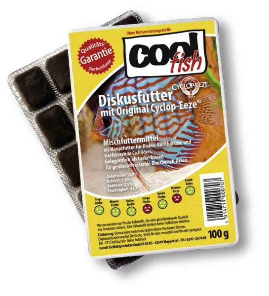 Cool Fish Diskusfutter mit Cyclop-Eeze - Blister 100g