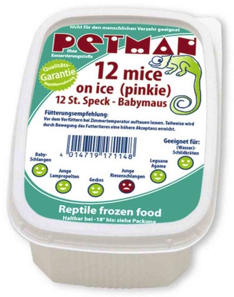 Petman MICE on ice - speck / pinkie (ca. 40mm)