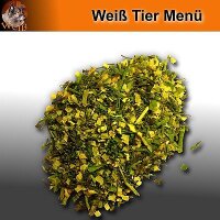Weiß Premium-Plus Gemüse-Mix No.2-getrocknet, 5000ml Eimer-Für Hunde, Nager und Pferde