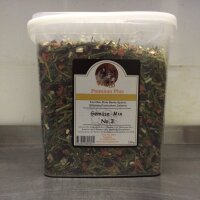 Weiß Premium-Plus Gemüse-Mix No.3 - getrocknet, 5000ml Eimer - Für Hunde