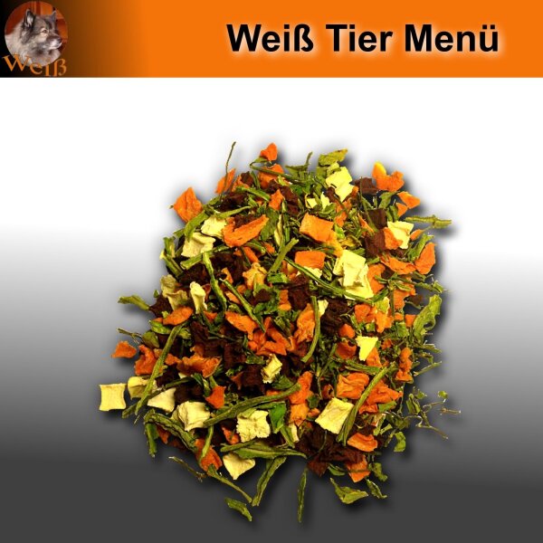 Weiß Premium-Plus Gemüse-Mix No.3 - getrocknet, 1500ml - Für Hunde, Nager und Pferde