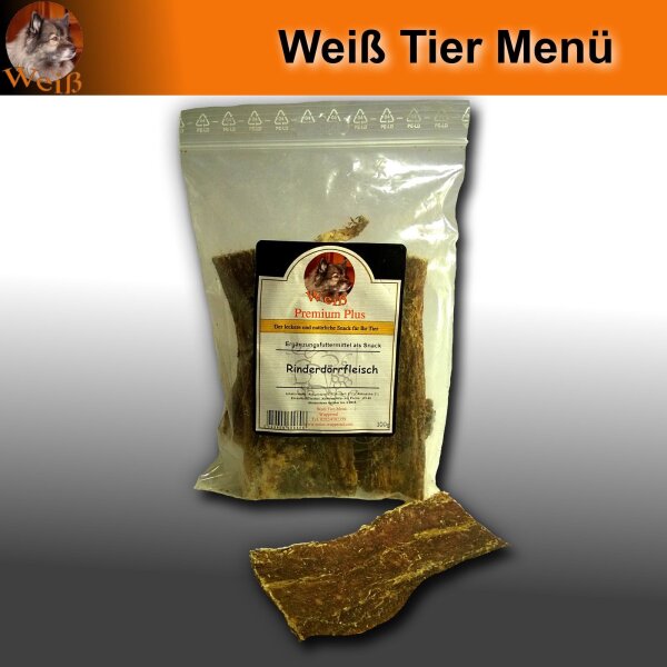 Weiß Premium Rinder-Dörrfleisch 100g im Beutel