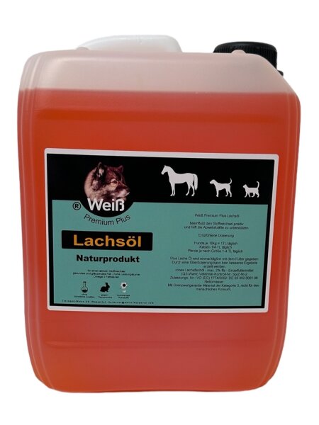 Weiß Premium-Plus Lachs-Öl 2,5l Kanister PREMIUM ÖL