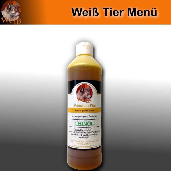 Weiß Premium-Plus LEIN-ÖL 1 x 500ml Markenprodukt