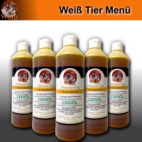 Weiß Premium-Plus LEIN-ÖL 5 x 500 ml...