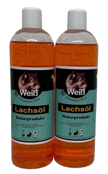 Weiß Premium Lachs-Öl 2x500ml