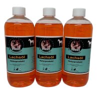 Weiß Premium Lachs-Öl 3x1l