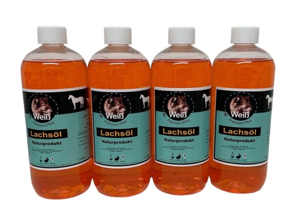 Weiß Premium Lachs-Öl 4x1l