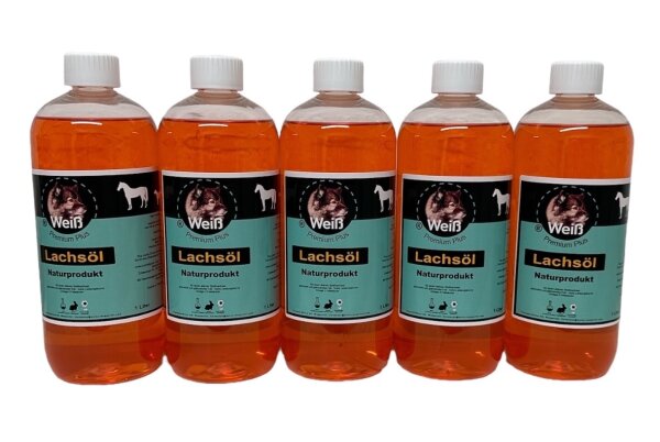 Weiß Premium Plus Lachs-Öl 5x500ml