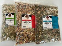Weiß Premium Gemüse-Mix No.3 - getrocknet, 1kg - Für Hunde, Nager und Pferde