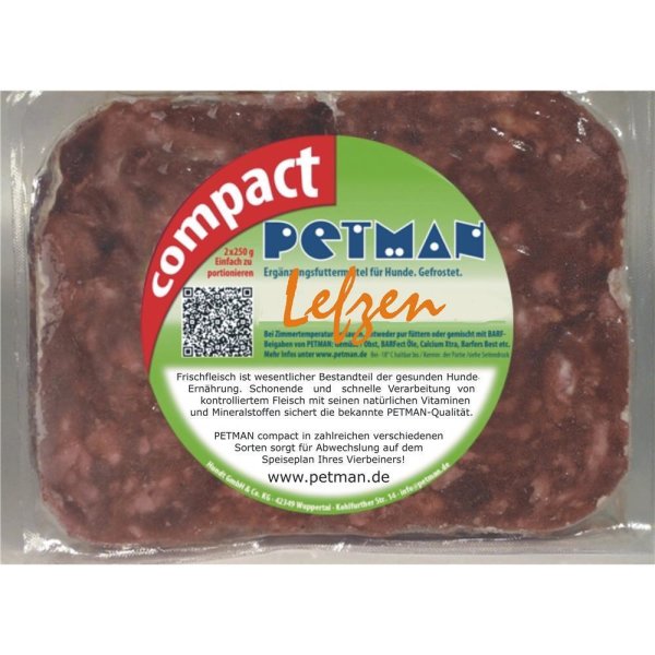 Petman Compact Lefzen/Maulfleisch  (500g)  x 1