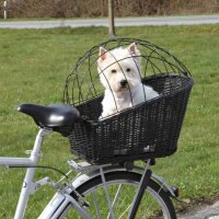 Trixie Fahrradkorb aus Weide für Gepäckträger