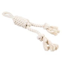 Duvoplus ECO Baumwoll-Tau mit 1 Schlaufe - weiß