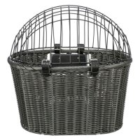 Trixie Front-Fahrradkorb aus Polyrattan