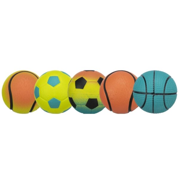 Trixie Neonball aus Moosgummi - schwimmt, ø 4,5 cm
