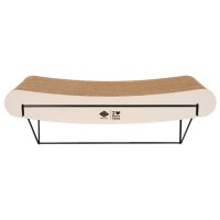 D&D gebogenes Wandregal aus Pappe David - braun/beige
