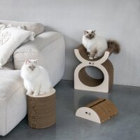 D&D Kratzplayground Faye dreiteilig - braun/beige