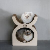 D&D Kratzplayground Faye dreiteilig - braun/beige