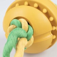 Duvoplus Rubrop Zerrseil mit Ball - gelb