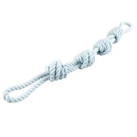 Duvoplus Flossy Doppelseil 4 Knoten - blau