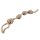 Duvoplus Flossy Doppelseil 4 Knoten - braun