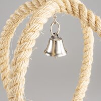 Duvoplus Vogelspielzeug Ringschaukel mit Glocke