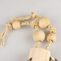 Duvoplus Vogelspielzeug Sisalseil & Holzperlen