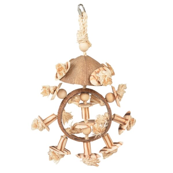 Duvoplus Coconut Jungle Ring Holzklötze/Sisal