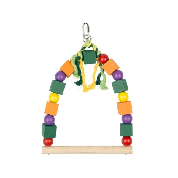 Duvoplus bunte Vogelschaukel - 20x29cm