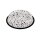 Duvoplus Edelstahlnapf Deco fix terrazzo look - 1000ml / 25,8x25,8x5,1cm