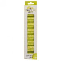 Poopidog Hundekotbeutel spice limette limone - 8 x 15...