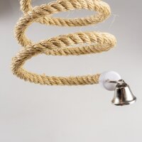 Duvoplus Spiralseil mit Glocke - 96x19x19cm