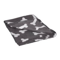 Karlie Flamingo Fleecedecke Milda - 100 x 70 cm - Grau
