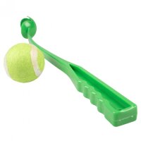 Duvoplus Tennisballwerfer - grün - 62 cm