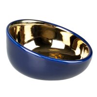 Duvoplus Futternapf Stone Obliq - blau/gold - 150ml -...