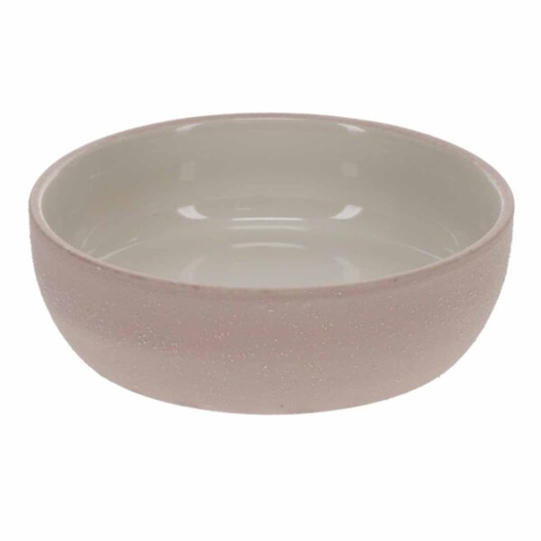 Duvoplus Keramiknapf Stone Sandy Coral Rosa - 1580ml - 22x22x7cm
