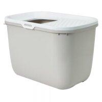 Savic Katzentoilette Hop In - weiß/beige