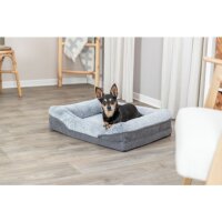 Trixie Vital Bett Lino Soft - grau/hellgrau - 110 × 75 cm