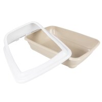 Duvoplus Katzentoilette Birba mit Rand - Mocaccino - S -...