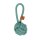 D&D Knotenball mit Schlaufe Harper - blau - 18,5 x 6cm