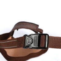 EBI Netz-Maulkorb - braun - XL - 16-44cm / Ø19-24cm