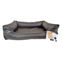 Lebon Hundebett Bruno - Schwarz - 100x75cm