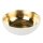 Duvoplus Keramiknapf Stone Organic - weiß/gold - 350ml - 14,5x14,5x5cm