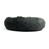 Duvoplus Donutbett Snug - dunkelgrau - L - 80x80x17cm
