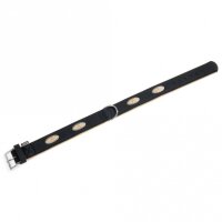 Karlie Art Buffalo Oak Halsband - Schwarz/Beige - 55cm /...