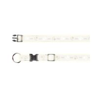 Trixie Halsband Silver Reflect - Pfotenmotiv - 30-45cm /...