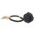 D&D Knotenball mit Schlaufe Harper - Schwarz - 27 x 10cm