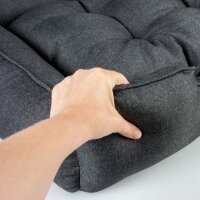 Duvoplus Hundebett Duratex - dunkelgrau - 120x80x25cm
