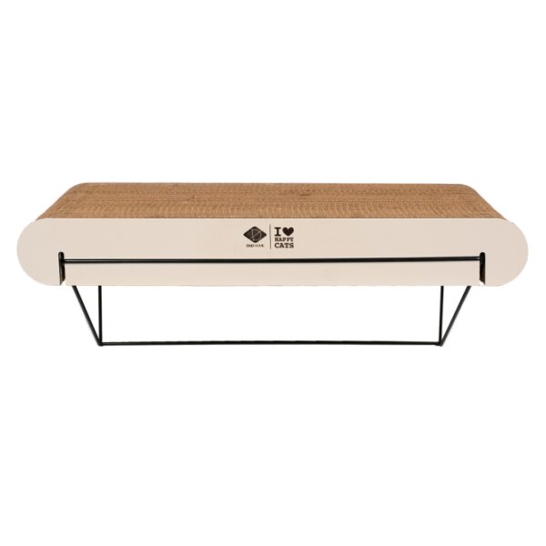 D&D Wandregal aus Pappe David - braun/beige - L - 60x29x24cm